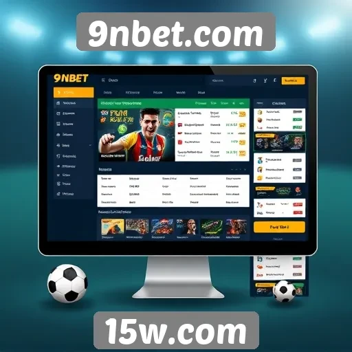 Interface do usuário do site 9nbet.com